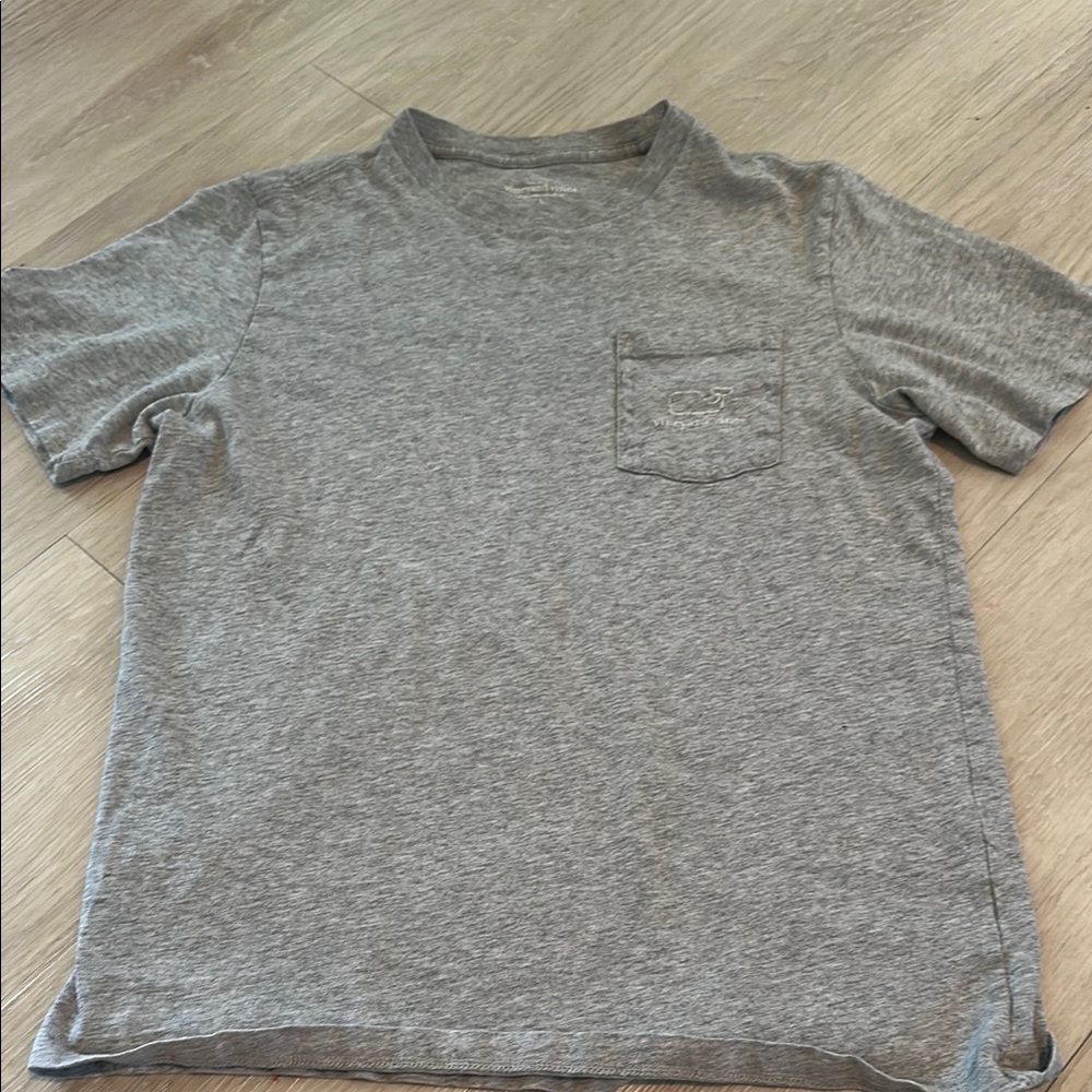 Gray Vineyard Vines 100% Pima cotton t shirt youth large